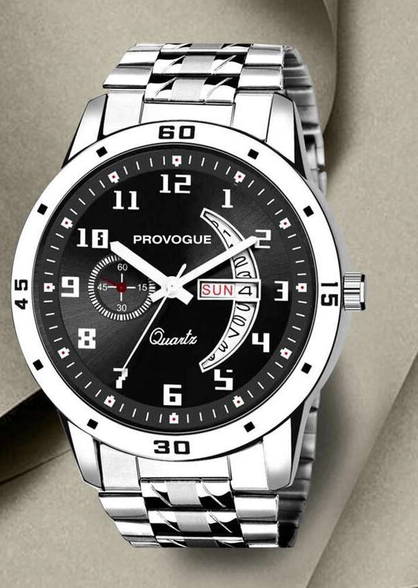 Provogue PGLC‑2003 Trending Day & Date Analog Watch for Men